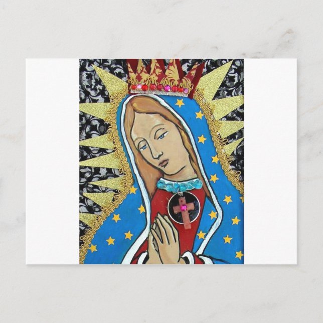 Cartão Postal Virgem de Guadalupe (Frente)