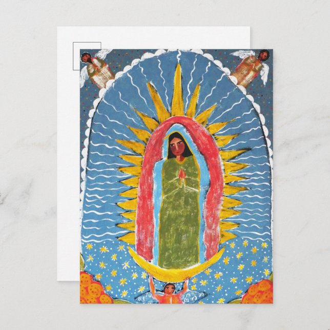 Cartão Postal Virgem de Guadalupe (Frente/Verso)