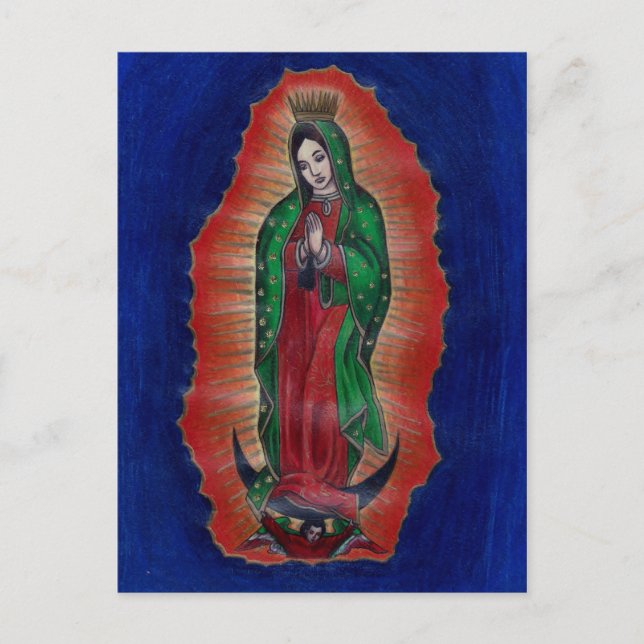 Cartão Postal Virgem de Guadalupe (Frente)