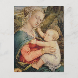 Cartão Postal Virgem e Criança, c.1465