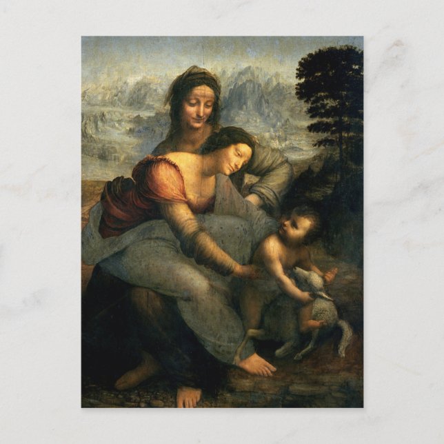 Cartão Postal Virgem e Criança com Rua. Anne, c.1510 (Frente)