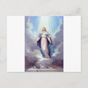 Cartão Postal Virgem Maria
