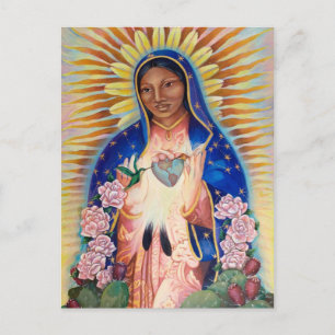 Cartão Postal Virgem Maria - Nossa Senhora de Guadalupe