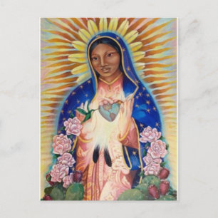 Cartão Postal Virgem Maria - nossa senhora Guadalupe