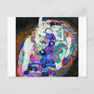 Cartão Postal Virgem (Moças), Gustav Klimt