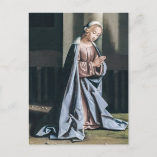 Cartão Postal Virgem Religiosa Mary Madonna Trabalho de arte  