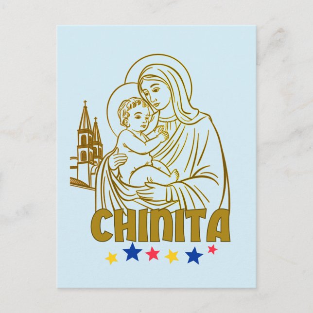 Cartão Postal Virgen de la Chinita - Iconic Maracaibo, Venezuela (Frente)