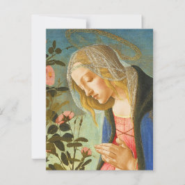 CARTÃO POSTAL VIRGIN ADORANDO CRIANÇAS DE CRISTO SONORO
