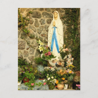 Cartão Postal Virgin Mary grotto