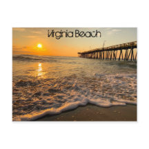 Virginia Beach Fisheries Pier em Sunrise