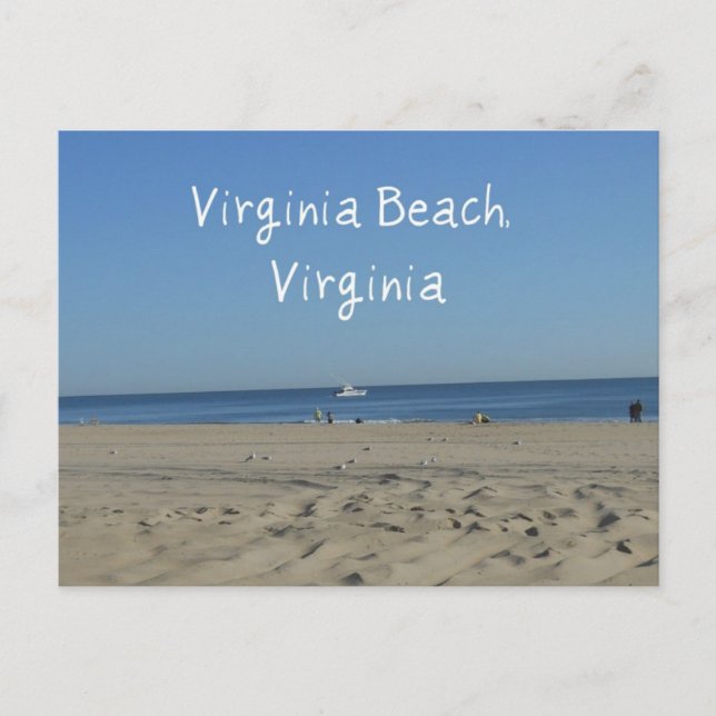Cartão Postal Virginia Beach, Virgínia (Frente)