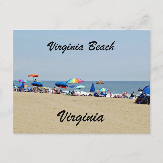 Cartão Postal Virginia Beach, Virgínia (Frente)