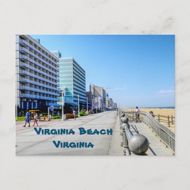 Cartão Postal Virginia Beach, Virginia (Frente)