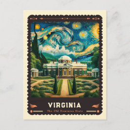 Cartão Postal Virgínia | Inspirado por Vincent Van Gogh
