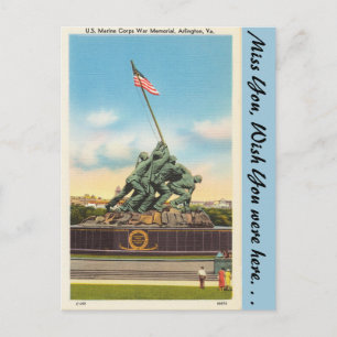 Cartão Postal Virgínia, Memorial de Guerra, Arlington