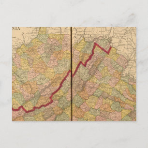 Cartão Postal Virgínia Ocidental