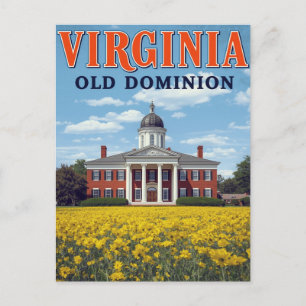 Cartão Postal Virgínia Old Dominion