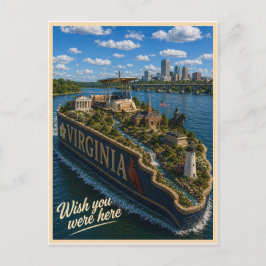 Cartão Postal Virgínia | Wish You Were Here | Série State
