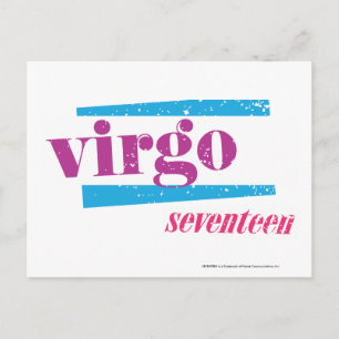 Cartão Postal Virgo Roxo