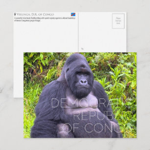 Cartão Postal Virunga, República Democrática do Congo Viagem