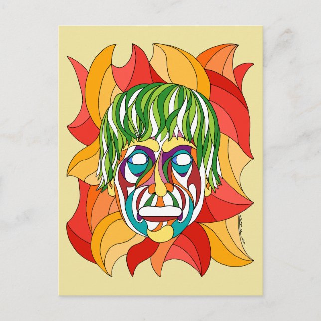Cartão Postal Visage Grimace (Frente)