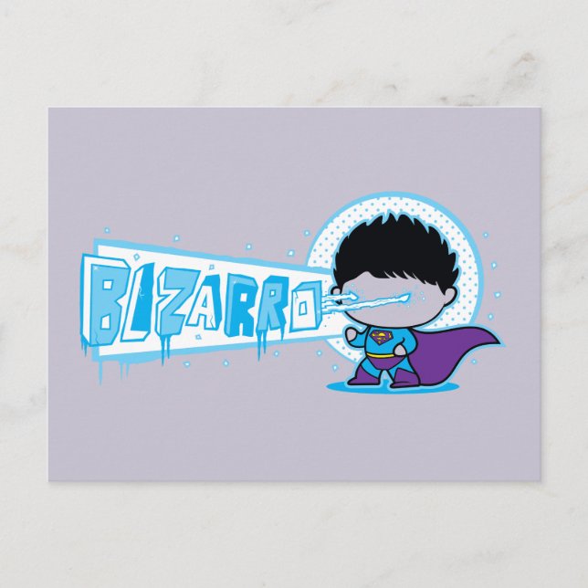 Cartão Postal Visão Ártico de Chibi Bizarro (Frente)