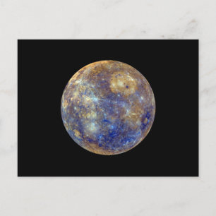 Cartão Postal Visão Colorida do Mercúrio