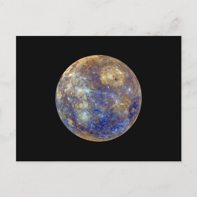 Cartão Postal Visão Colorida do Mercúrio (Frente)