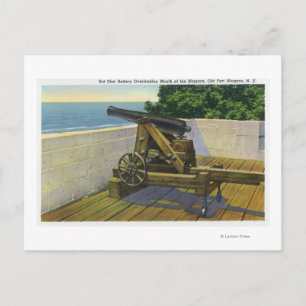 Cartão Postal Visão da Boulangerie, Militar Francesa