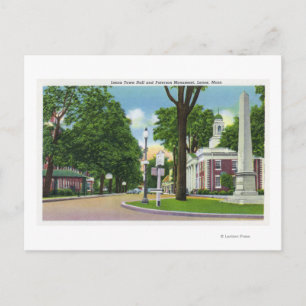 Cartão Postal Visão da Câmara Municipal e Monumento de Paterso