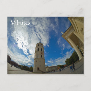 Cartão Postal Visão da Catedral Basilica, Vilnius Lituânia