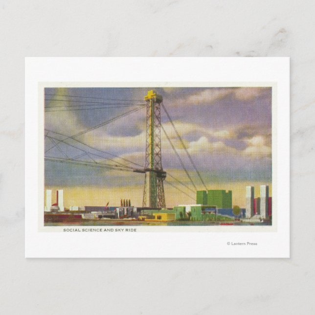 Cartão Postal Visão da Ciência Social e do Céu (Frente)