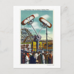 Cartão Postal Visão da pista de loop-o-plano nº 2