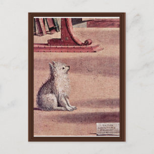 Cartão Postal Visão Da Rua. Augustine, Detalhe De Carpaccio Vit
