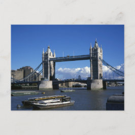 Cartão Postal Visão da Torre Bridge, na década de 1990