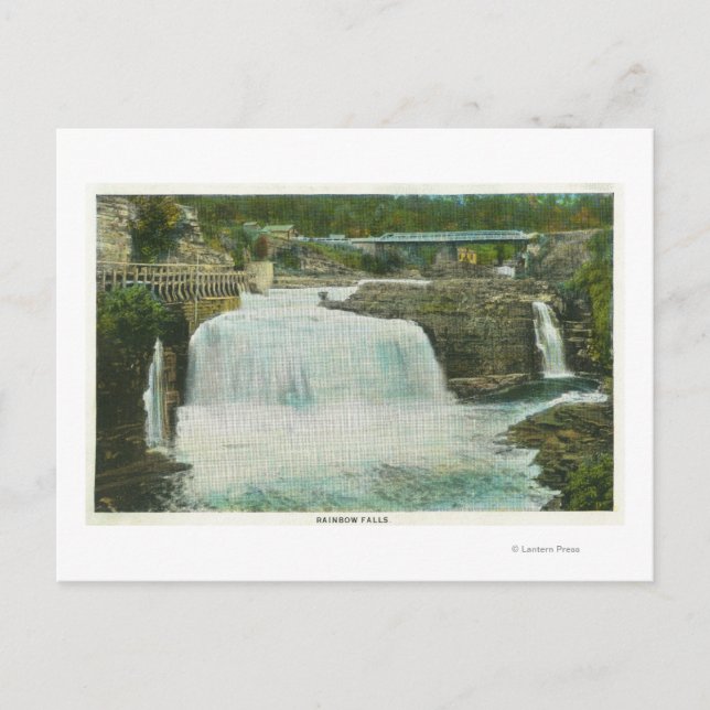 Cartão Postal Visão das Caixas do Arco-Íris # 2 (Frente)
