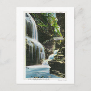 Cartão Postal Visão das cataratas do arco-íris
