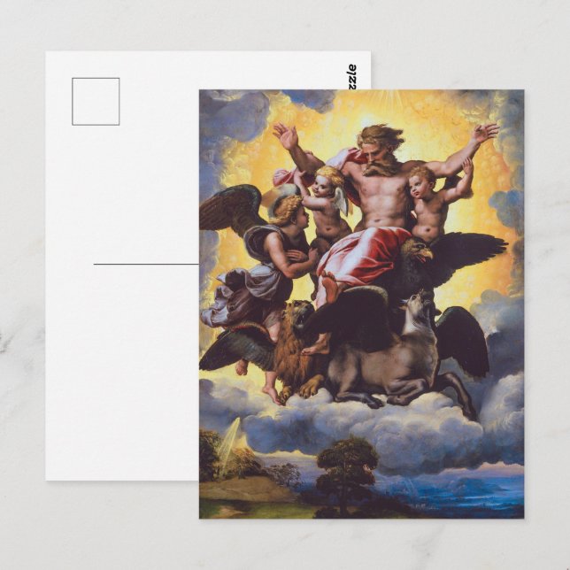 Cartão Postal Visão de Ezekiel | Raphael | (Frente/Verso)