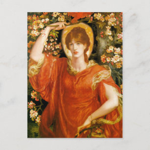 Cartão Postal Visão de Fiammetta - Dante Gabriel Rossetti
