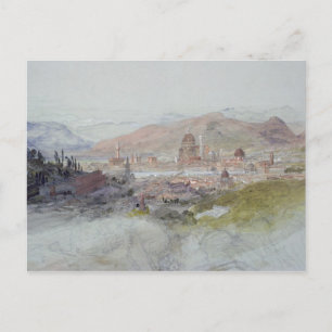 Cartão Postal Visão de Florença, 1837-39