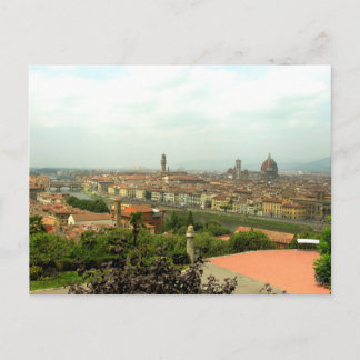 Cartão Postal Visão de Florença de Piazzale Michelangelo