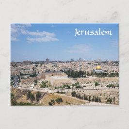 Cartão Postal Visão de Jerusalém - Cidade Velha, Israel