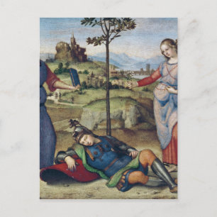 Cartão Postal Visão de um Cavaleiro, c.1504
