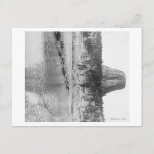 Cartão Postal Visão Distante da Torre do Diabo com Água no