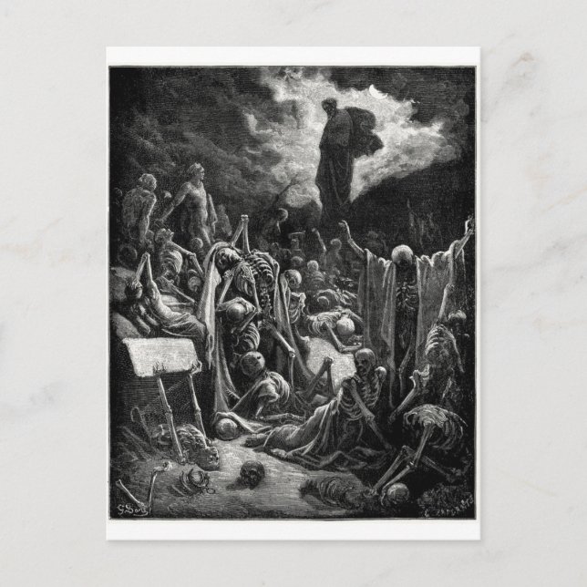 Cartão Postal Visão do Vale dos Ossos Secos (Frente)