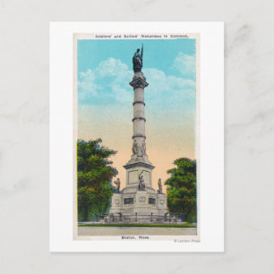 Cartão Postal Visão dos Soldados e Marinheiros