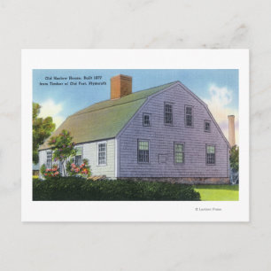 Cartão Postal Visão Exterior da Antiga Harlow House