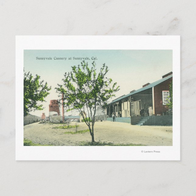 Cartão Postal Visão Exterior da Caneria Sunnyvale (Frente)