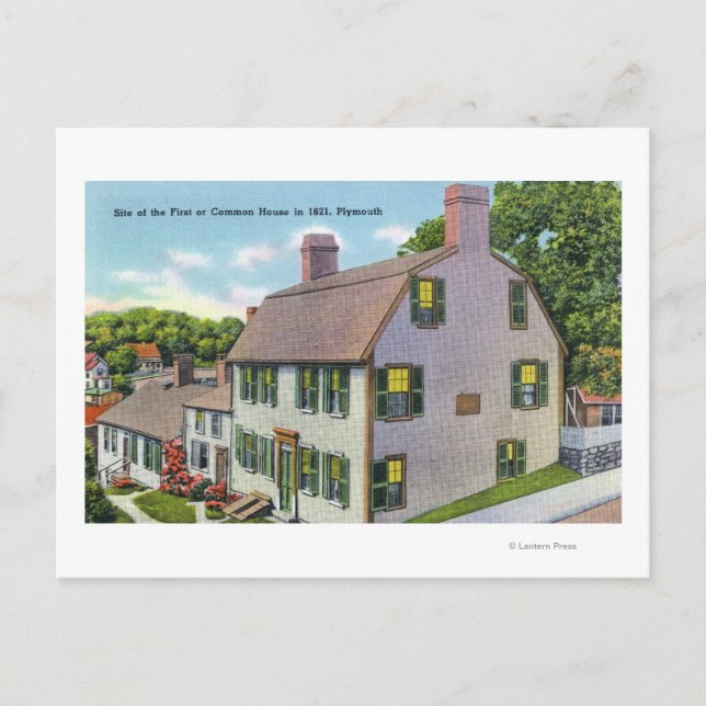 Cartão Postal Visão Exterior da Casa Comum (Frente)