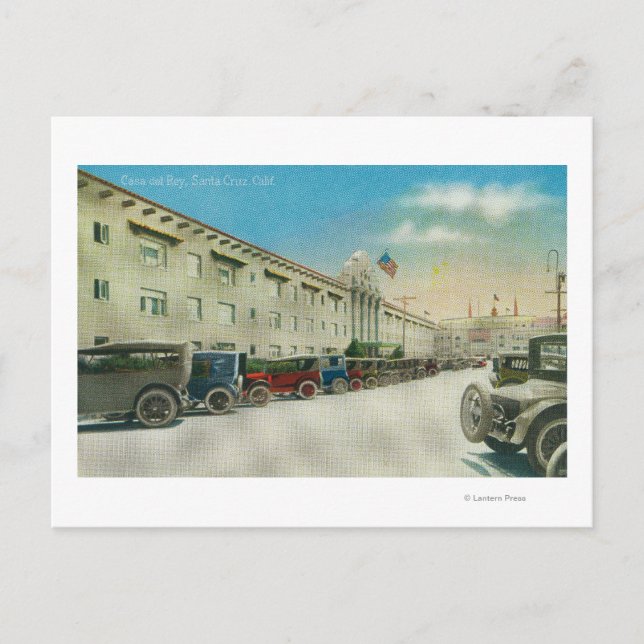 Cartão Postal Visão Exterior da Casa del Rey (Frente)